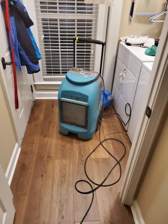Commercial dehumidifier deployed for Flood Damage Cleanup in West Allis