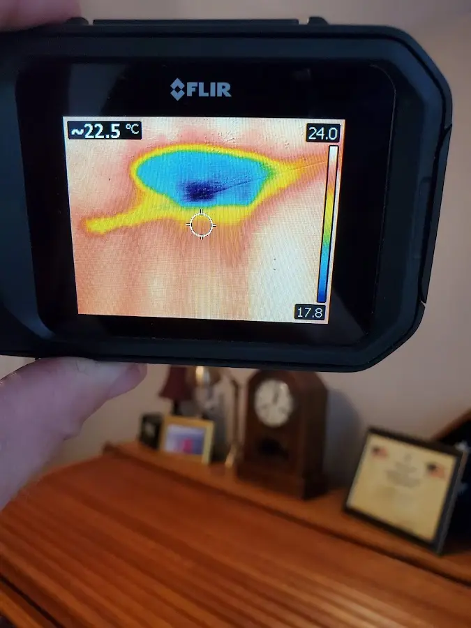 Thermal imaging inspection for water damage in West Allis